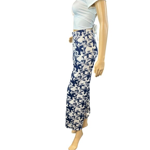 (6 for $25) LOVE POEM Hawaiian Floral Print Summer Lounge Pants Size Medium - Picture 2 of 6